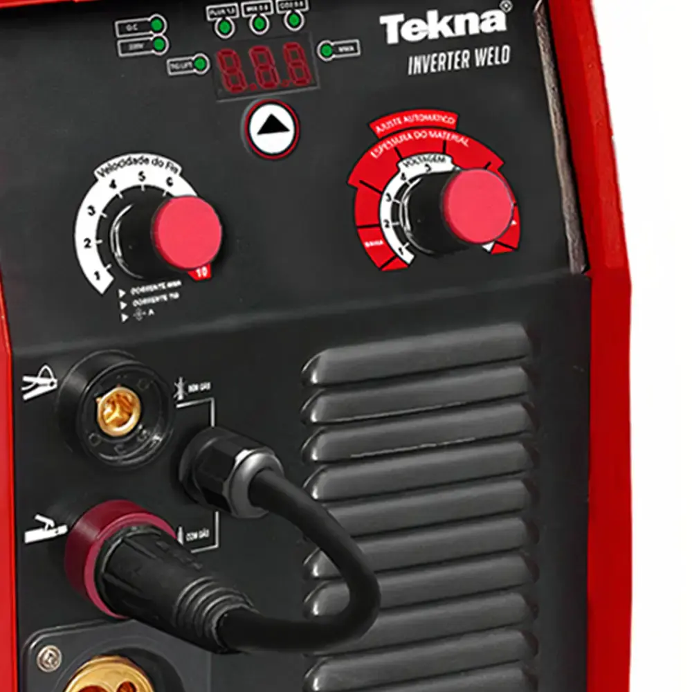Máquina de solda multi processos com painel digital 160A TW200ITM-MIGMMA 220V Tekna 220V — fotografia 4