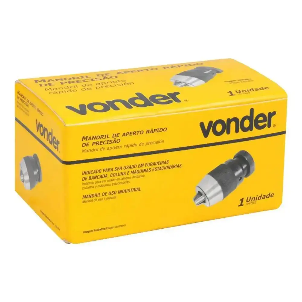 Mandril de aperto rápido 1 a 16 MM cone B18 Vonder — fotografia 5
