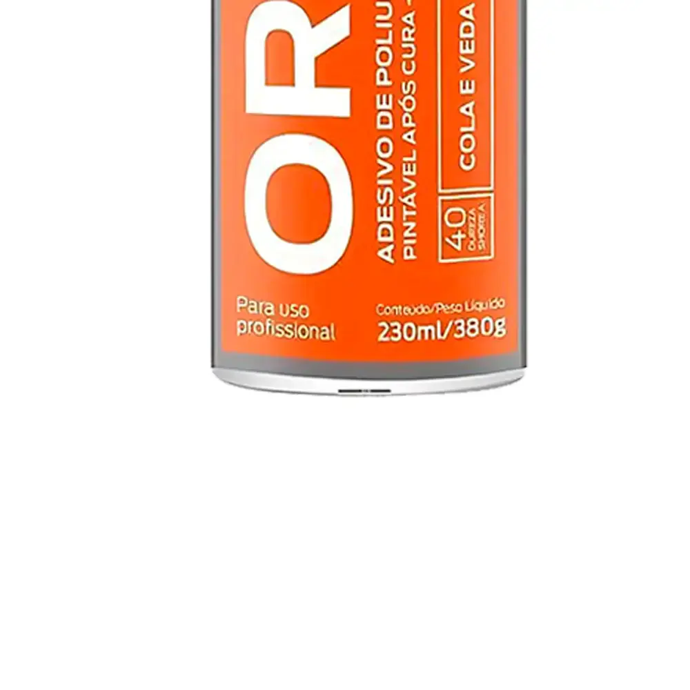 Adesivo silicone PU selante 230 ML cinza 16670 orbiflex — fotografia 5