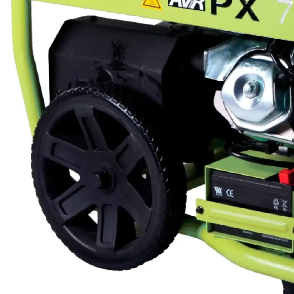 Gerador de energia à gasolina 6,6 KVA 4T com AVR e bateria PX7000 bivolt Pramac — fotografia 4