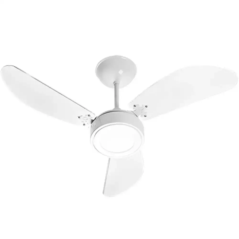 Ventilador de teto new light LED 130W 3 pás branco Venti-delta 110 V — fotografia de referência