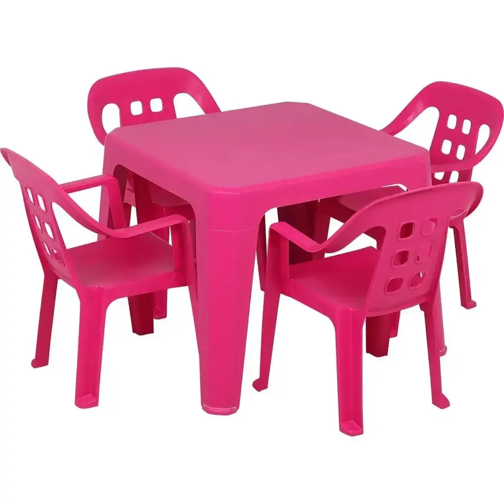 Mesa Play Infantil 61 x 46cm Rosa BEL Belfix — fotografia 4