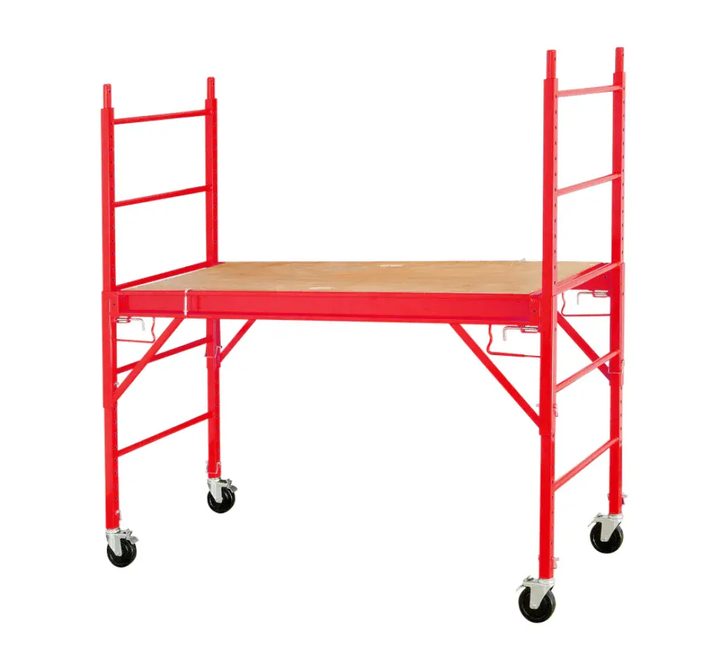 Plataforma andaime ajustável Worker 450KG com rodízios