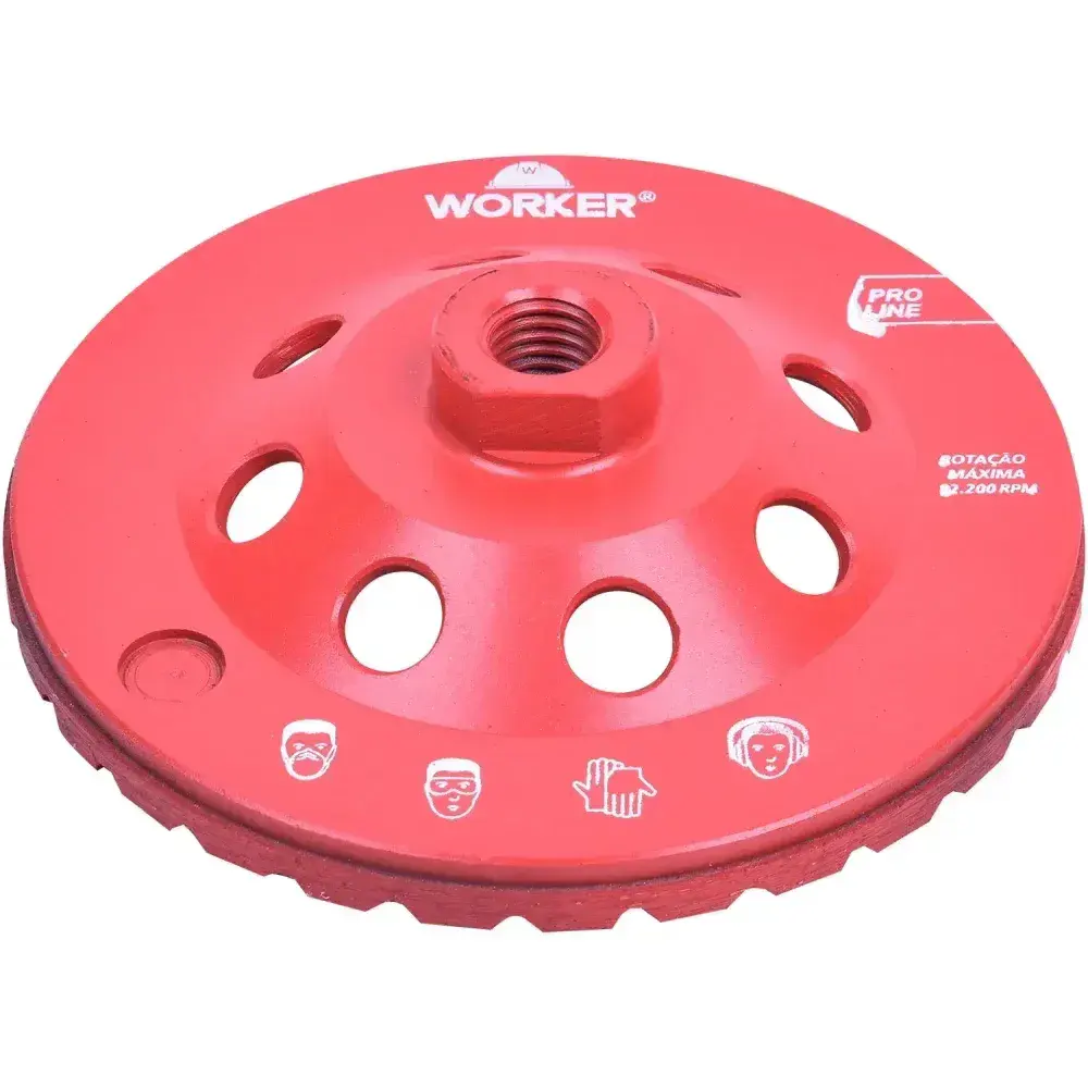 Rebolo diamantado 125MM x 20MM Worker — fotografia 6
