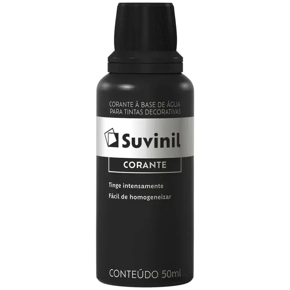 Corante líquido para tinta preto 50ML 12 peç Suvinil — fotografia 2