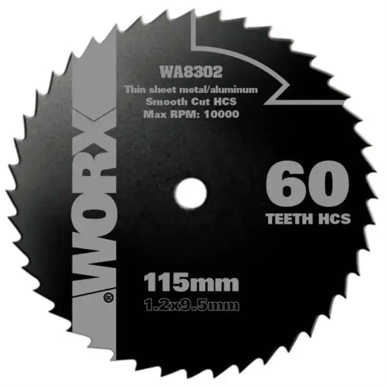 Disco serra circular aço hss 60 dentes WA8302 Worx — fotografia de referência
