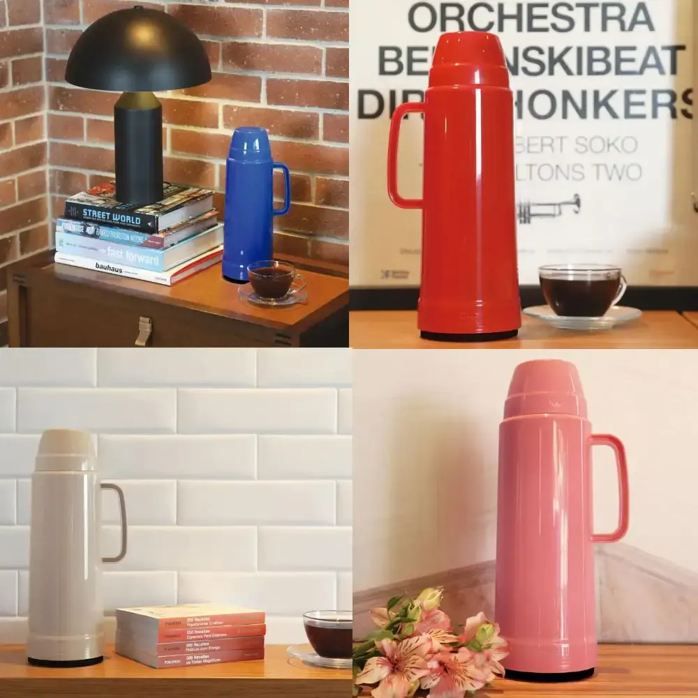 Garrafa térmica de café 1L Mor Bege — fotografia 9