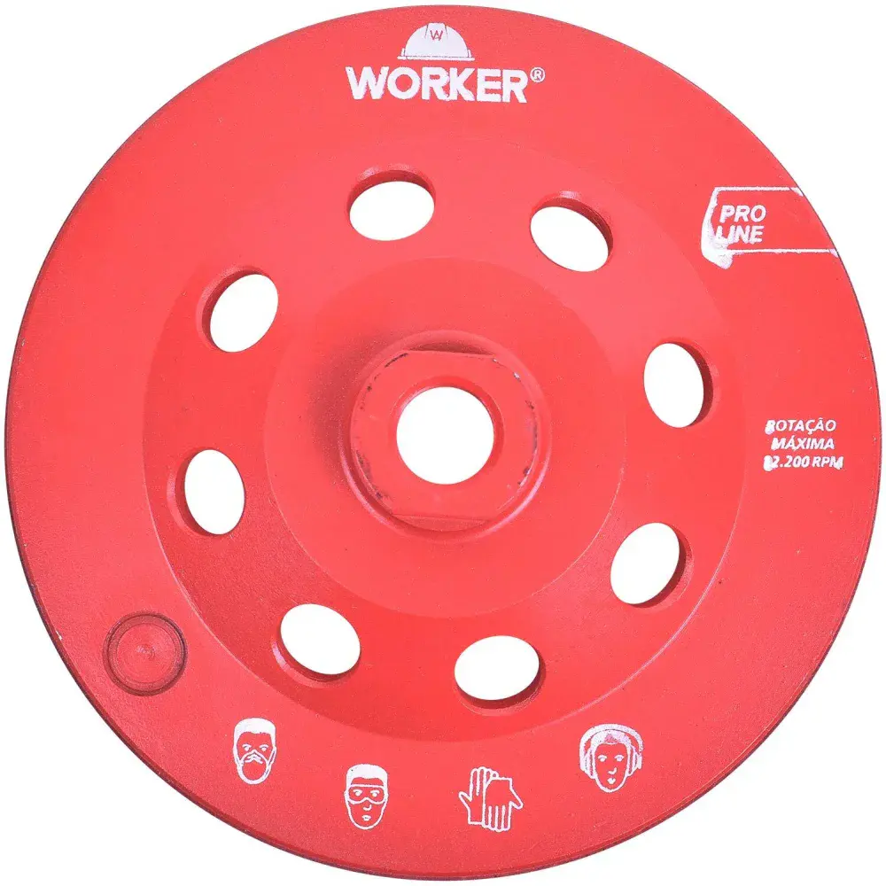 Rebolo diamantado 125MM x 20MM Worker — fotografia 4