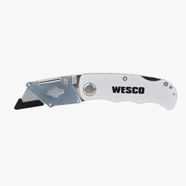 Estilete trapezoidal dobrável de alumínio WS9714 - Wesco — fotografia de referência