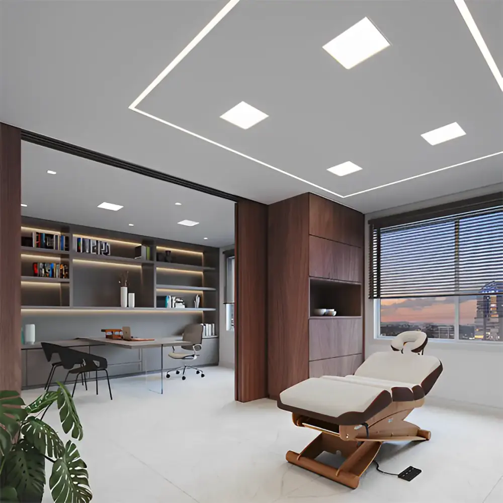 Painel led confort plafon embutir 24W bivolt kit 6 unidades Avant 2700k — fotografia 3