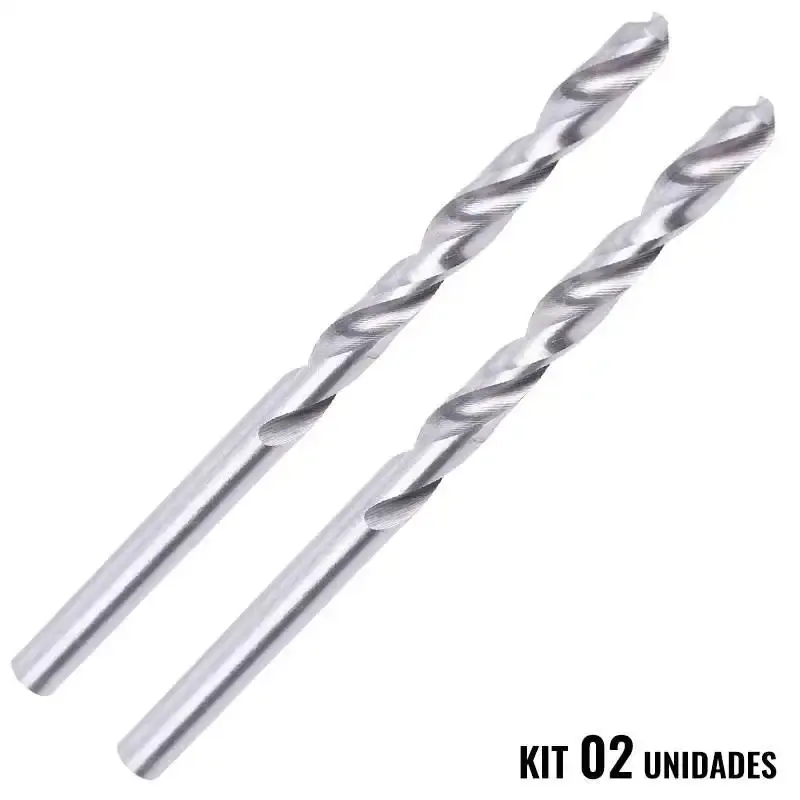 Broca aço rápido HSS 8.0 MM pointteq kit 02 unidades Bosch — fotografia de referência