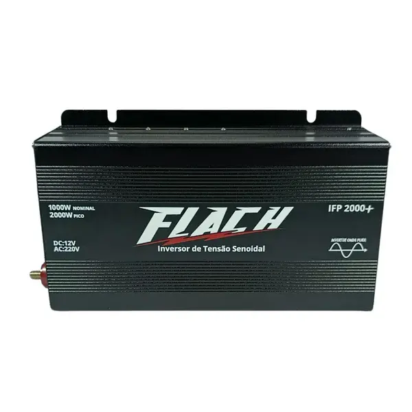 Inversor de tensão IFP2000-1 senoidal puro 12V/220V - Flach — fotografia de referência