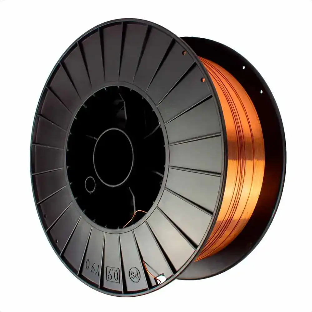 Arame para solda mig 1,2 MM rolo plástico 15 KG ER70S-6 Evald PRO — fotografia 4