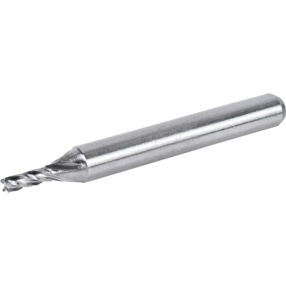 Fresa de topo reto aço rápido 2,5MM haste 6MM Worker — fotografia 3