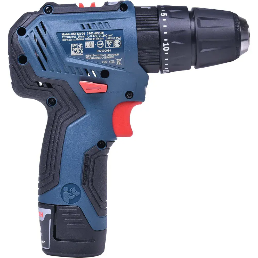 Furadeira parafusadeira de impacto GSB12V30 12V bivolt Bosch — fotografia 5