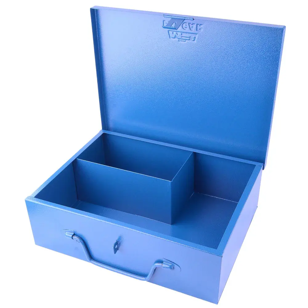 Caixa de metal para furadeira 40X29X10CM MT04 Fercar — fotografia 5