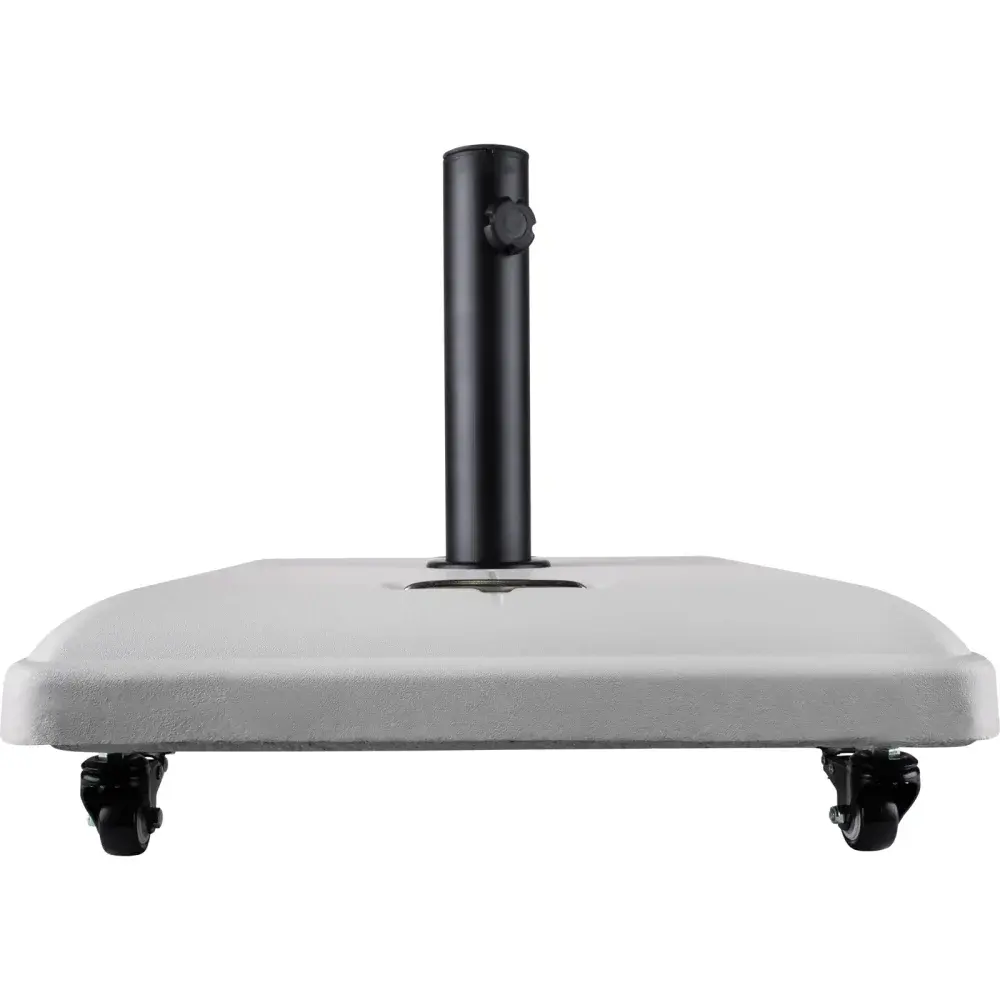 Base de concreto modelo quadrada e branca com 50CM Kala — fotografia 4