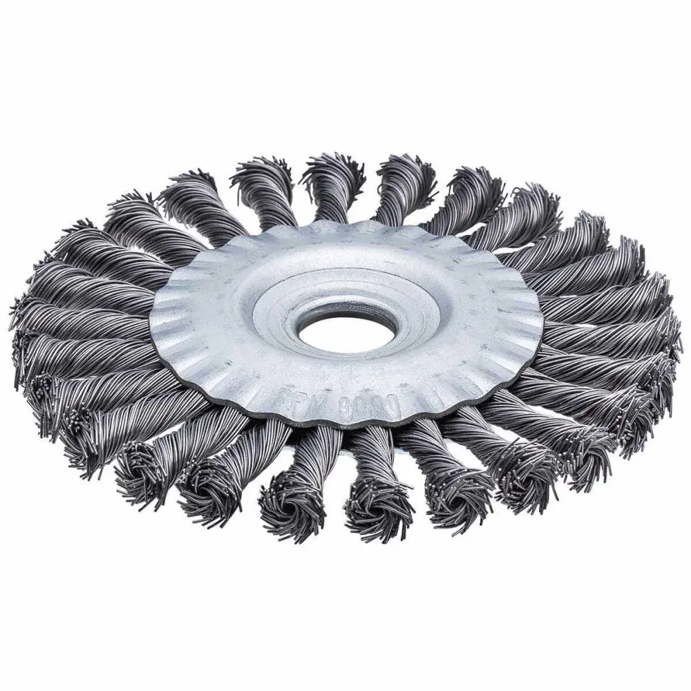 Escova circular entrançado aço carb 6X1/2 Kala — fotografia de referência