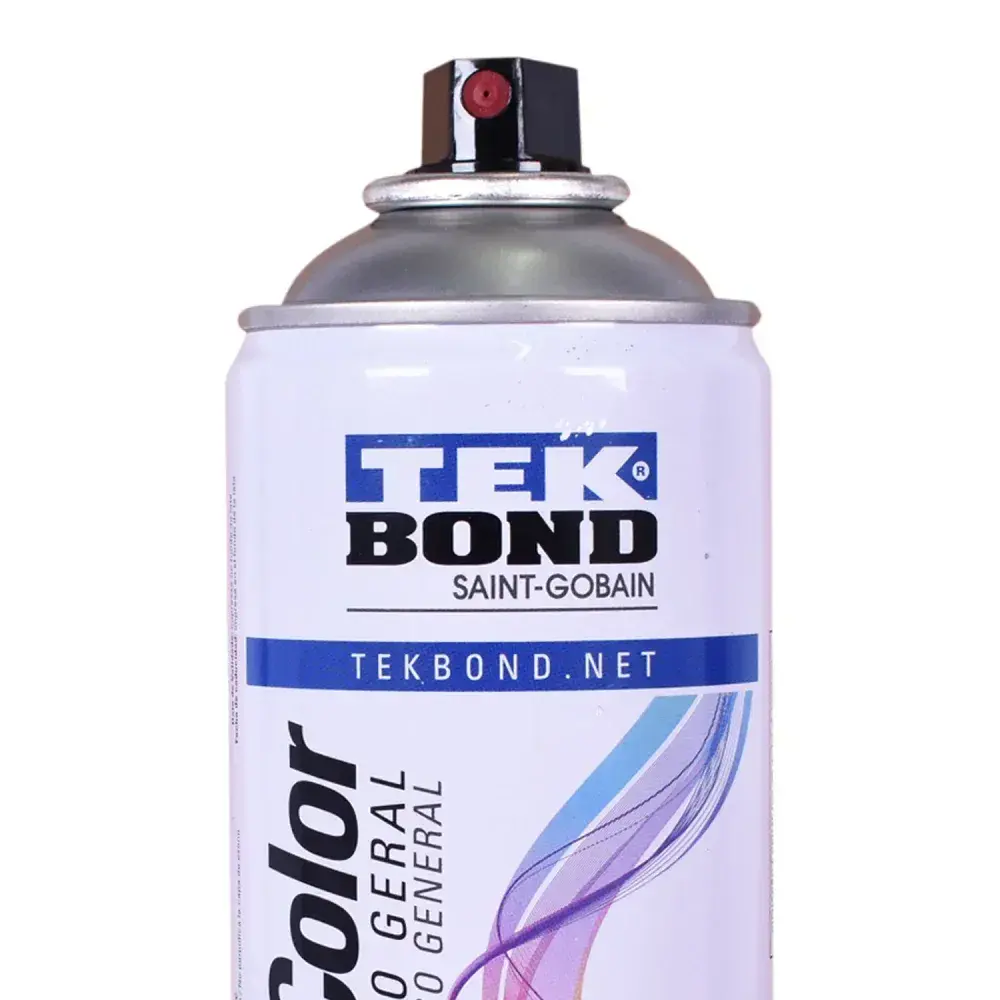 Tinta spray uso geral alumínio 350ML Tekbond — fotografia 8