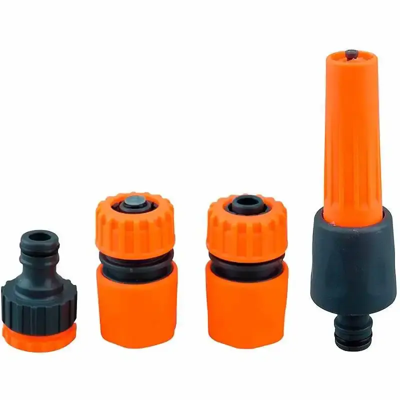 Esguicho 1/2 pol para jardim kit com engates e bico YM5814 Merax — fotografia de referência