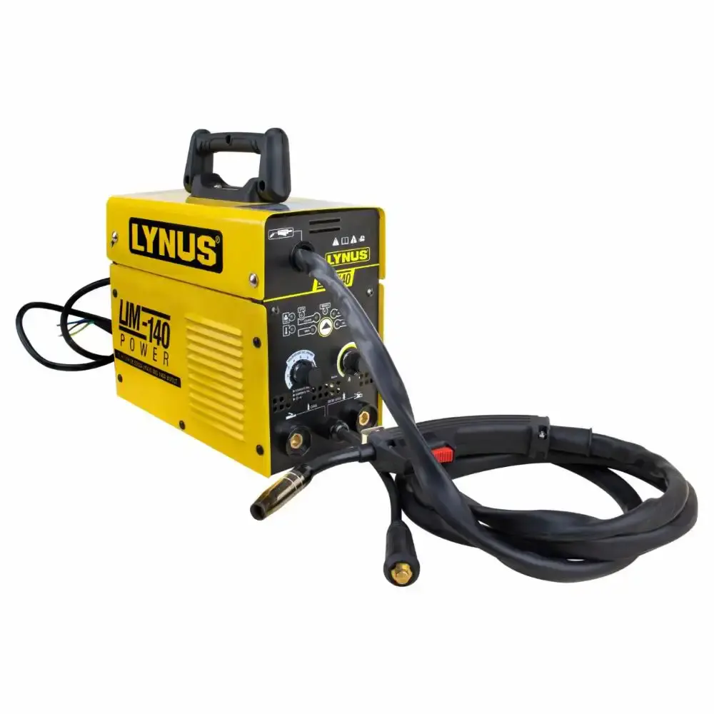 Kit solda inversora multiprocesso TIG MIG eletrodo 140A LIM-140 power bivolt Lynus + máscara de solda automática — fotografia 4