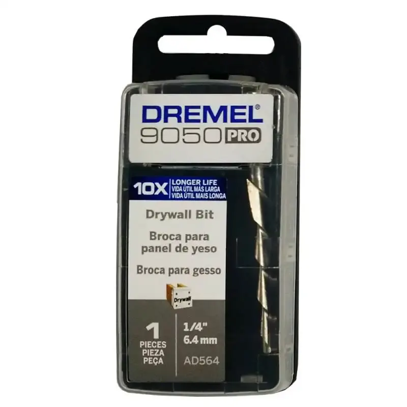 Broca de Corte para Drywall 6.4 MM (1/4") Dremel AD564 p/ Dremel 9050 DREMEL — fotografia 2