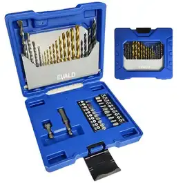 Estojo kit com 41 peças de brocas e pontas EV-EBB41 Evald — fotografia 2