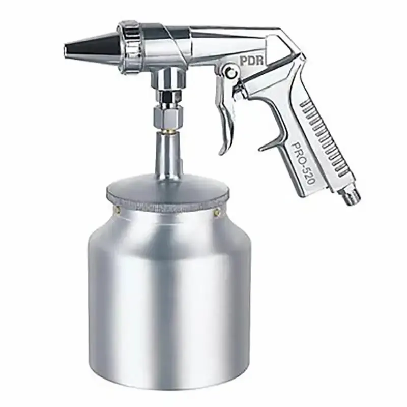 Pistola pneumática para jateamento de areia com caneca 1 litro PRO-520 PDR — fotografia de referência