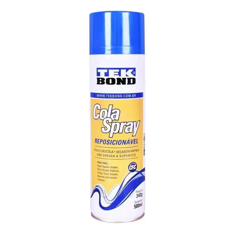 Cola spray reposicionável 340 GR Tekbond