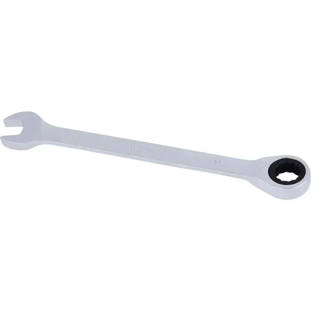 Chave combinada com catraca cromo vanádio 13MM Worker — fotografia 9