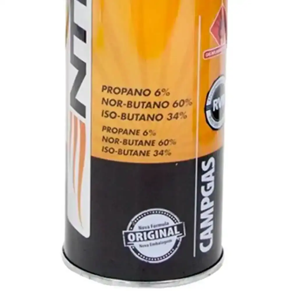 Cartucho gás butano 227 GR refil maçarico e fogão 4 unidades Nautika — fotografia 5