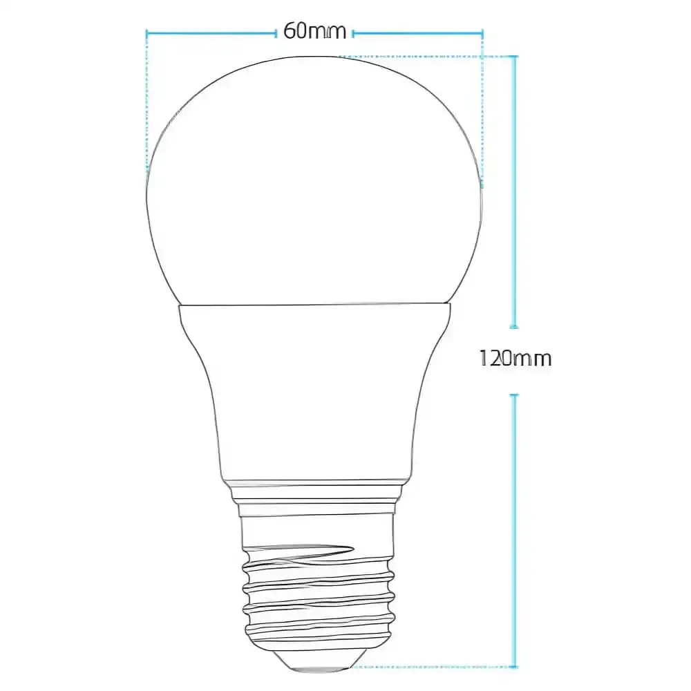 Lâmpada LED pera 7W bivolt 6500K com 3 unidades Avant — fotografia 5