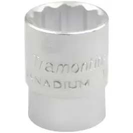 Soquete estriado em aço cromo vanádio 23 mm - encaixe 1/2 Tramontina 44833123 — fotografia 6