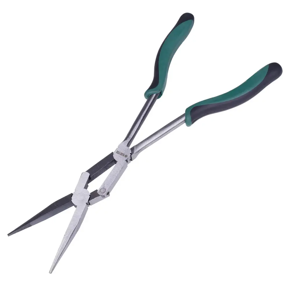 Alicate bico meia cana extra longo reto 34 cm ST70711ST Sata — fotografia 3