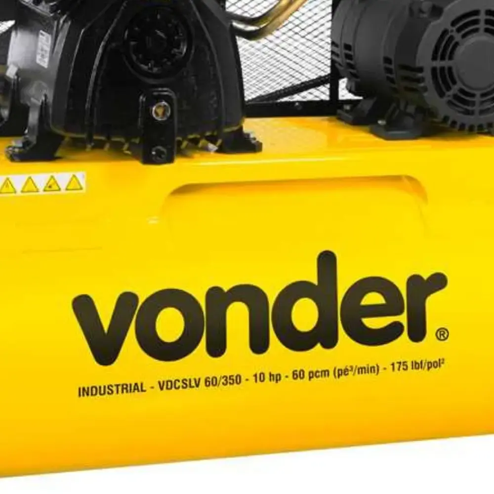 Compressor de ar 310 litros 15,0CV trifásico VDCSL-60/350 Vonder — fotografia 3