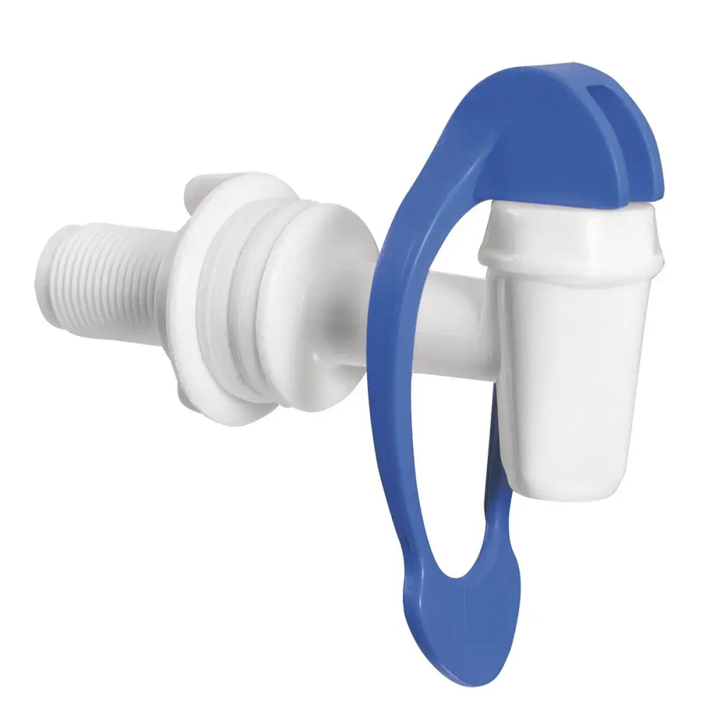 Torneira para filtro inferior 3/8 azul Herc — fotografia de referência