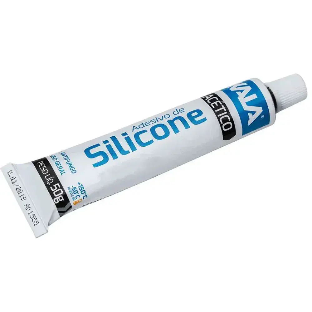 Adesivo de silicone acético branco 50G Kala — fotografia 2
