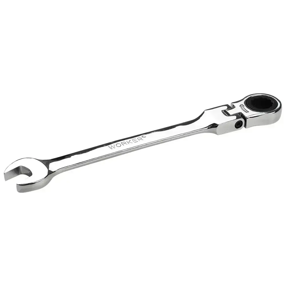 Chave combinada com catraca e cabeça flexível 13MM Worker — fotografia 5