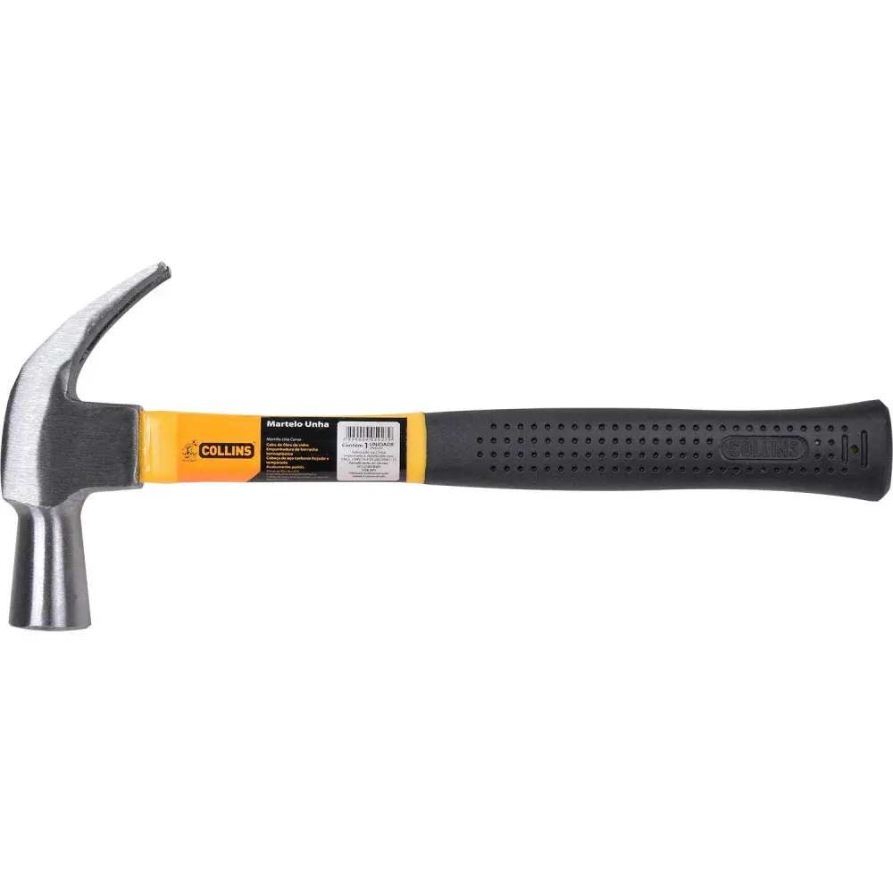 Martelo unha 23MM cabo fibra vidro Collins
