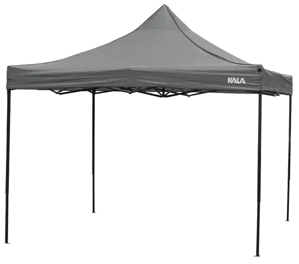 Gazebo dobrável pagoda 3X3M cinza da Kala — fotografia de referência