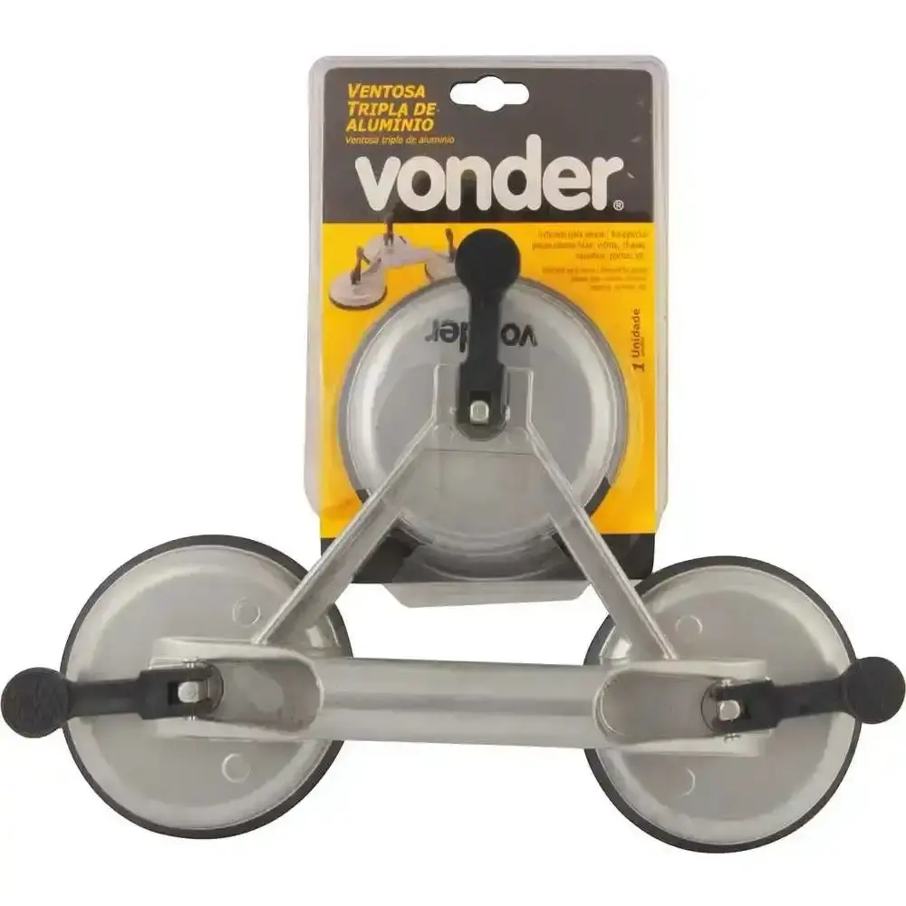 Ventosa tripla 11,6CM alumínio Vonder — fotografia 4