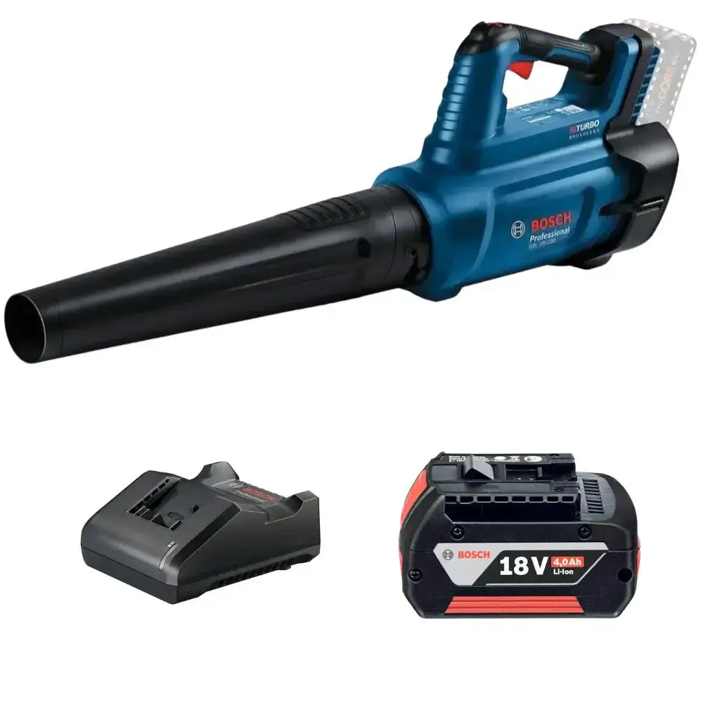 Soprador de ar 18V-750 brushless + bateria + carregador Bosch — fotografia de referência