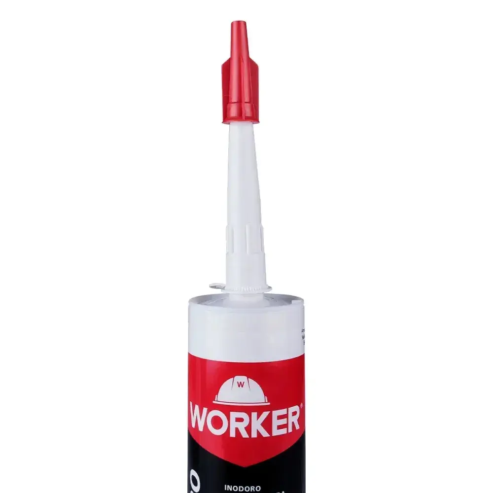 Silicone neutro Worker branco 280ML 350GR — fotografia 4