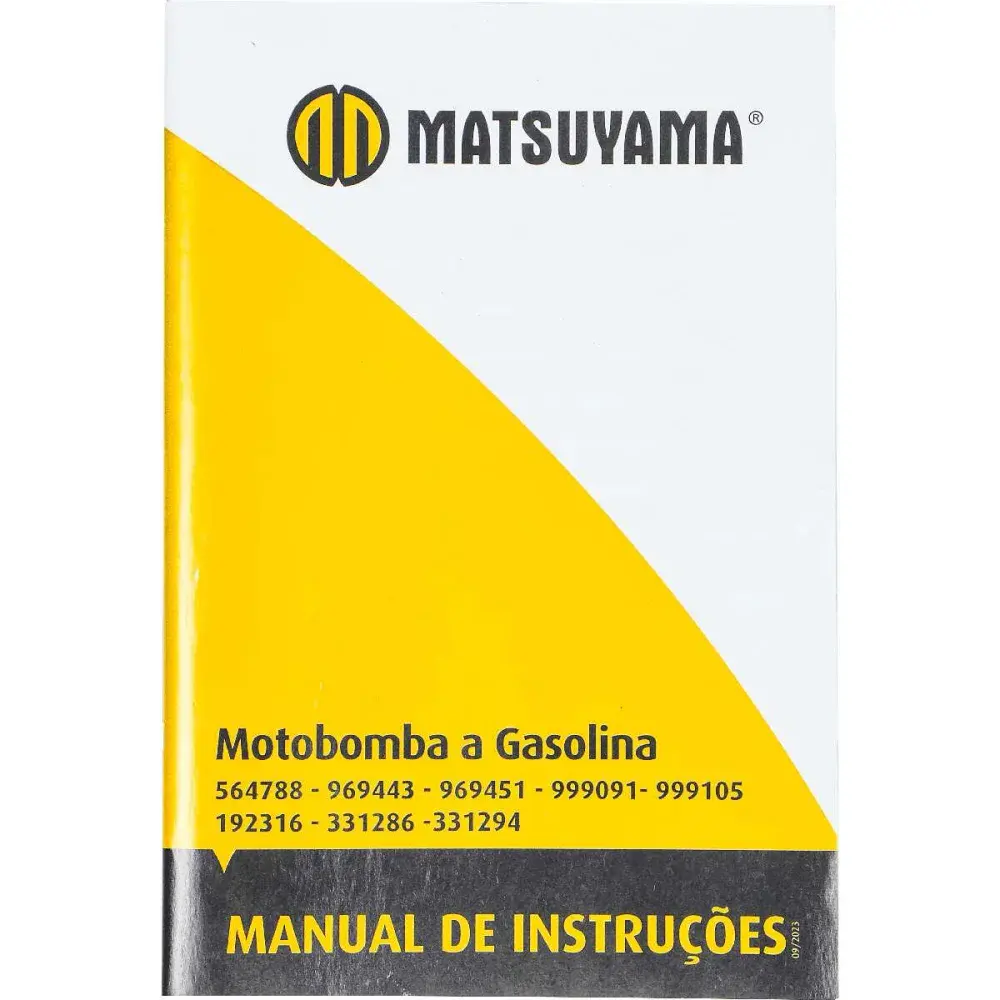Motobomba a gasolina 7HP-NGA 2 auto escorvante pm Matsuyama — fotografia 5