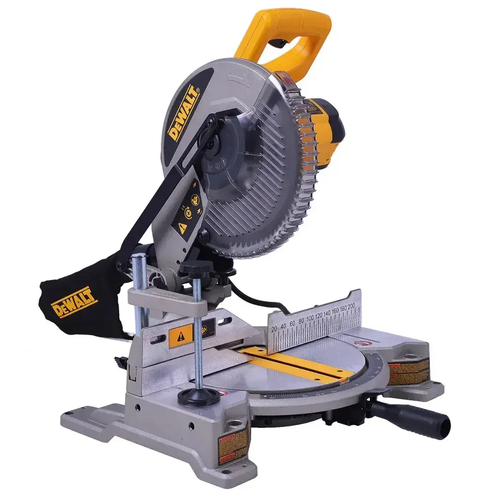 Serra de meia esquadria com coletor de pó 10 1650W 127V Dewalt — fotografia 6