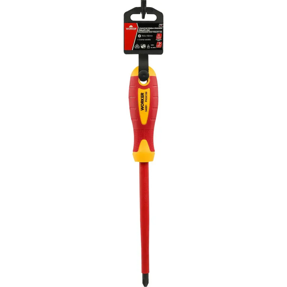 Chave de fenda cruzada/phillips vde PH3X150MM Worker