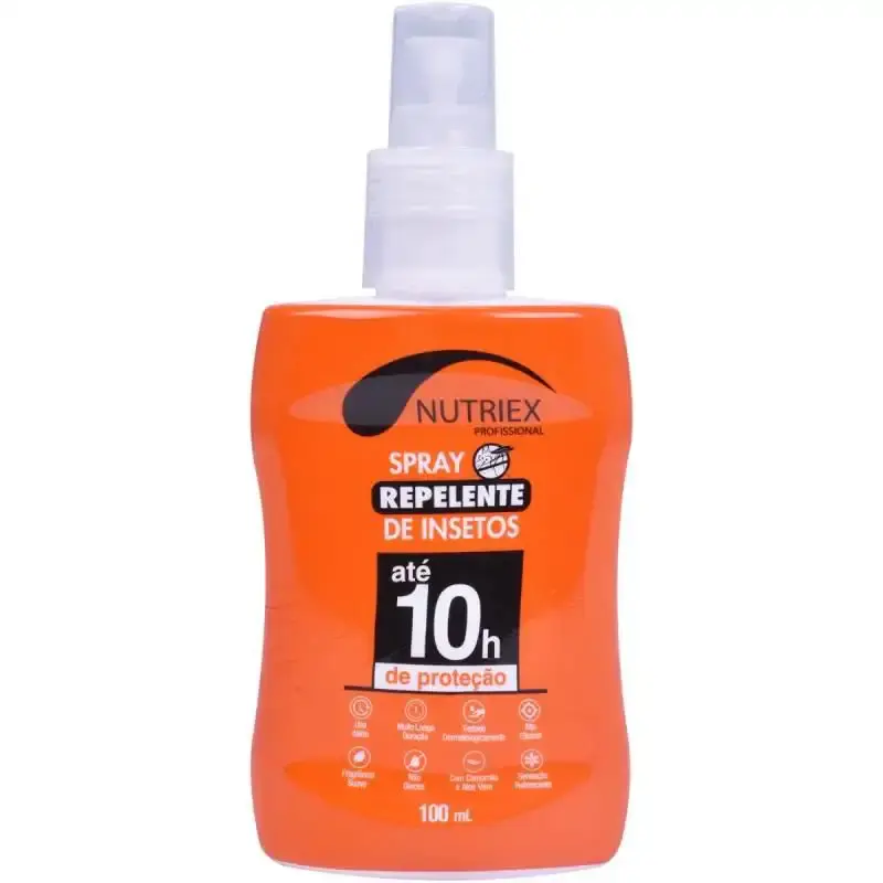 Repelente de insetos spray 100 ML profissional até 10 horas de proteção Nutriex — fotografia de referência