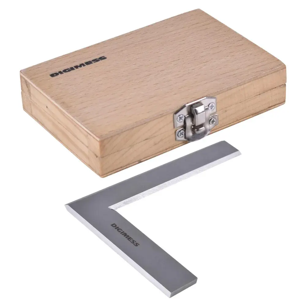 Esquadro aço inox com fio classe 0 100X70MM 170006 Digimess