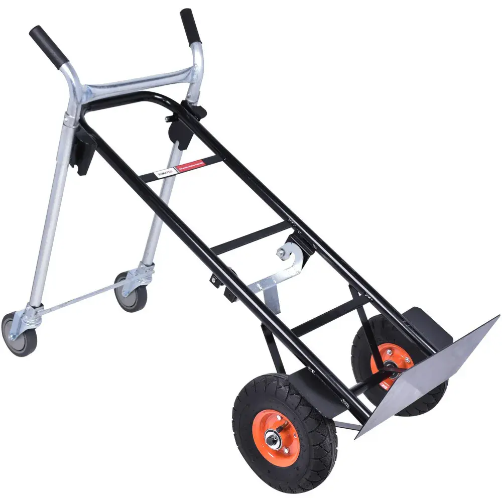 Carrinho de transporte multiuso 2 em 1 até 300KG Bumafer