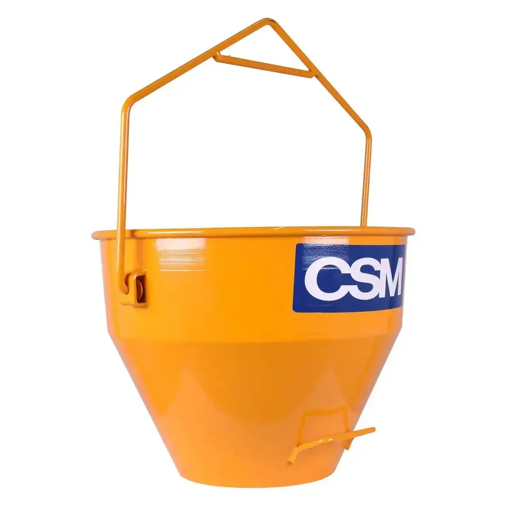Caçamba para guinchos amarela com tripé 50L CSM — fotografia 8